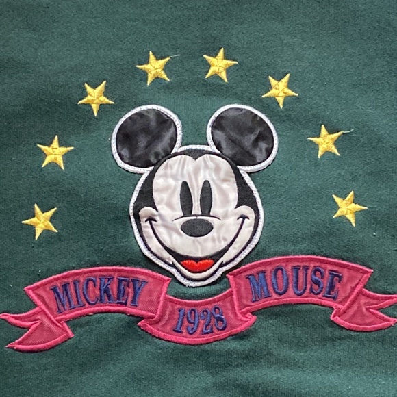 90’S DISNEY MICKEY MADE IN USA SIZE S VINTAGE SWEAT-SHIRT / K9869 UNISEX - Picture 6 of 7